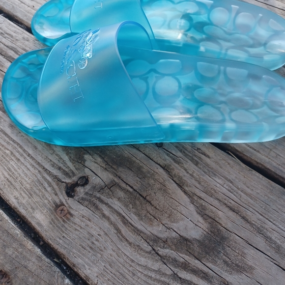 Coach Jelly Pool Sandles NWOT - Picture 4 of 7